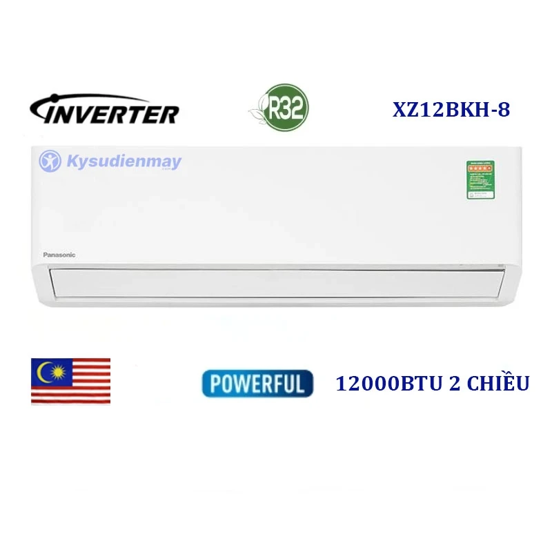 Điều hòa Panasonic 12000btu 2 Chiều Inverter Cao Cấp XZ12BKH-8